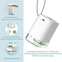 Carica l'immagine nel visualizzatore di Gallery, Babacom Dispenser Automatico di Alcol, Mini spruzzatore Portatile disinfettante a disinfezione ad Alcool per disinfettante per Alcol a Mano Adatto a casa, Ufficio Ristorante, Scuola e Hotel