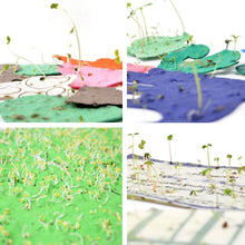 Carica l&#39;immagine nel visualizzatore di Gallery, Carta per seminare in diverse forme, confezione da 100 pezzi Flower - Ilgrandebazar