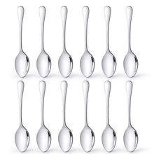 Carica l&#39;immagine nel visualizzatore di Gallery, AckMond - 12 Pezzi (12,2 cm) cucchiaini da Espresso, in Flat Dinner Fork - Ilgrandebazar