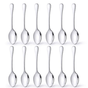 AckMond - 12 Pezzi (12,2 cm) cucchiaini da Espresso, in Flat Dinner Fork - Ilgrandebazar