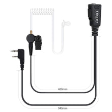 Carica l&#39;immagine nel visualizzatore di Gallery, COODIO Kenwood Radio Cuffia 2-Pin Microfono con Auricolare [Tubo Acustico]... - Ilgrandebazar