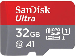 SanDisk Ultra Scheda di Memoria MicroSDHC da 32 GB e Adattatore, 32 GB, Nuovo