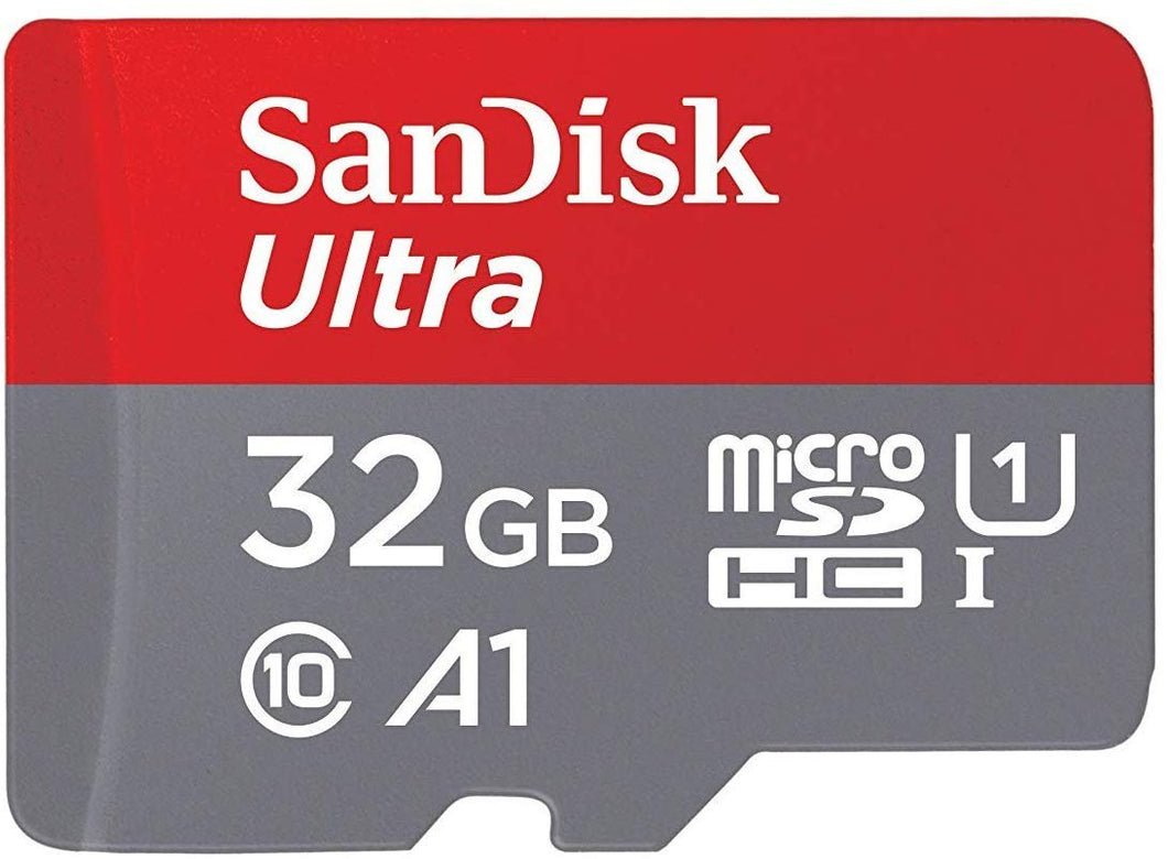 SanDisk Ultra Scheda di Memoria MicroSDHC da 32 GB e Adattatore, 32 GB, Nuovo