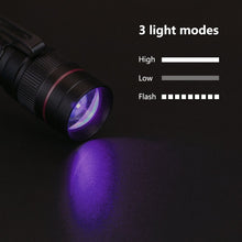 Carica l&#39;immagine nel visualizzatore di Gallery, Eletorot Torcia UV LED Lampada 395 NM Ultravioletti Blacklight mano 1 Pc - Ilgrandebazar