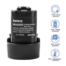 Carica l&#39;immagine nel visualizzatore di Gallery, 2X 3000mAh BL1013 Sostituzione per Makita 10,8V Batteria 3,0Ah Li-ion di... - Ilgrandebazar