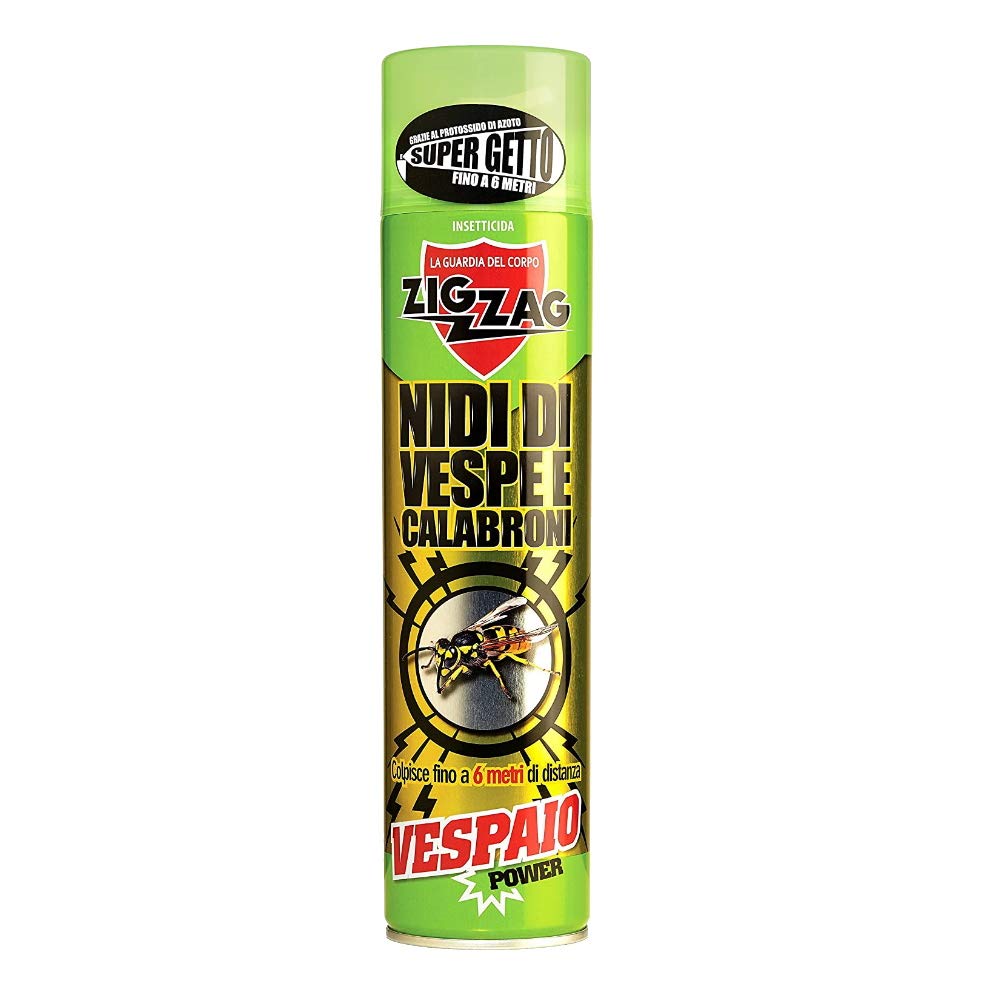 Zig Zag Insetticida per Nidi di Vespe e Calabroni, 600ml