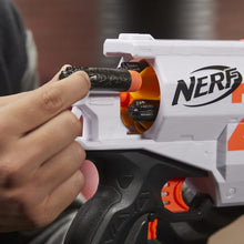 Carica l'immagine nel visualizzatore di Gallery, Hasbro Nerf Ultra Two Blaster Motorizzato - Blaster con Retrocarica rapida, 6 dardi Nerf Ultra - Compatibile solo con i dardi Nerf Ultra, Bianco/Arancione Hasbro Nerf Single