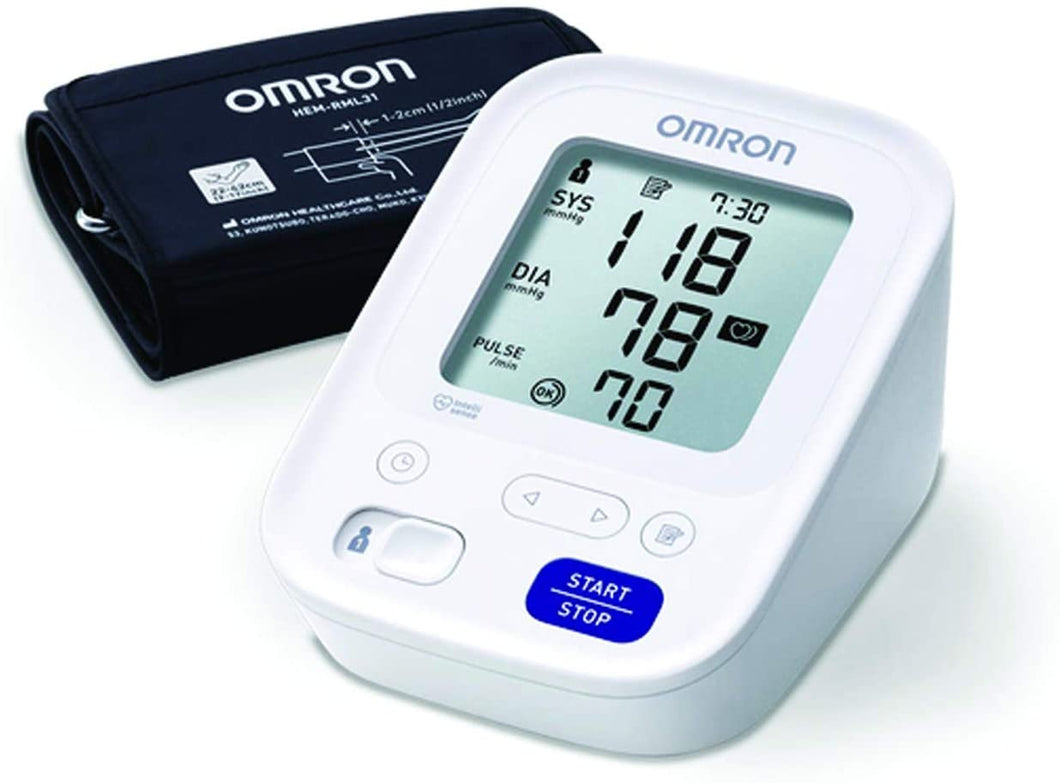 OMRON M3 Misuratore Pressione Sanguigna da Braccio, Bracciale 22-42 cm,...