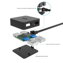 Carica l'immagine nel visualizzatore di Gallery, ICZI Hub USB 3.0, 4 Porte Ultra Mini 3.0 per Trasmissione Dati Alta... - Ilgrandebazar