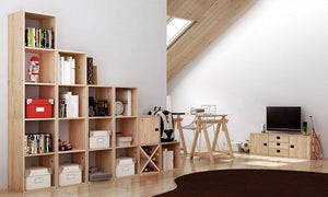 Astigarraga dmc3 X 2 - Mensola di legno (6 ripiani) - Ilgrandebazar