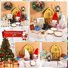Carica l'immagine nel visualizzatore di Gallery, AMZJMT Porta Elfo Natale,Porta Elfo Natale Kit, Casetta Elfo Decorato dagli Elfi di Natale, Porta degli Elfi, Cassetta delle Lettere in Miniatura, staccionata, Ghirlanda di Natale e Altro Ancora
