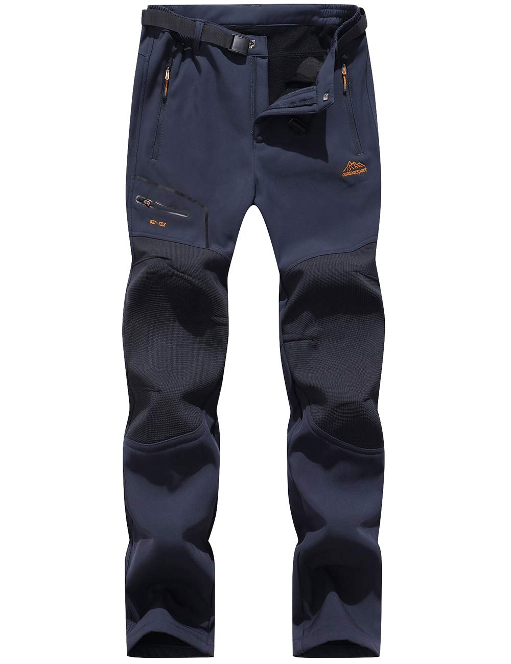 DAFENP Pantaloni Trekking Uomo Softshell Montagna Escursionismo
