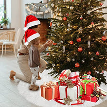 Carica l'immagine nel visualizzatore di Gallery, Gonna Albero di Natale, Tappeto per Albero di Natale, Gonna Albero di Natale Bianca Finta Pelliccia, 90cm Copri Base per Albero di Natale, Decorazione Capodanno casa Festa Forniture