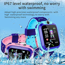 Carica l'immagine nel visualizzatore di Gallery, Smart Watch per bambini, Q12 Touch Smartwatch per ragazzi e ragazze, con fotocamera, supporto di posizionamento preciso, monitoraggio attività in standby lungo con frequenza cardiaca, orologi