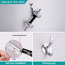 Carica l&#39;immagine nel visualizzatore di Gallery, Hoomtaook Appendi Accappatoio Gancio 2 Uncini Per D-2 - Ilgrandebazar