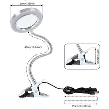 Carica l&#39;immagine nel visualizzatore di Gallery, Lampada Estetista con Lente d&#39;Ingrandimento 8 Diottrie,Lampada LED USB... - Ilgrandebazar