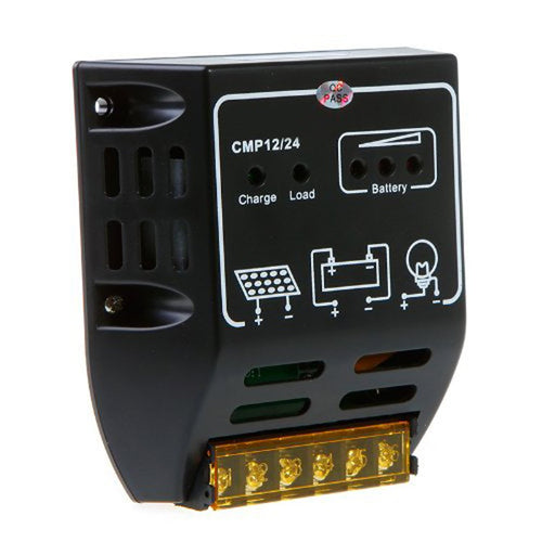 Andoer 10A 12V/24V Regolatore Di Carica Panello Solare di protezione Blacky - Ilgrandebazar