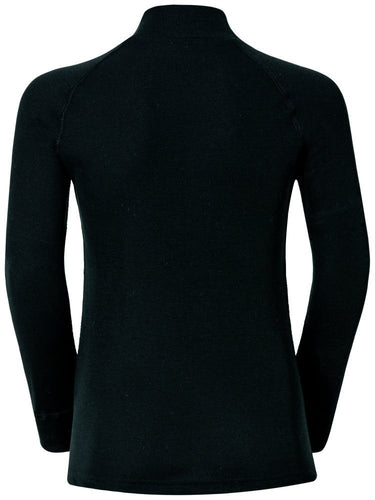 Odlo Bl Top Turtle Neck L/S Active Warm Kids-Black, Maglietta a maniche... - Ilgrandebazar