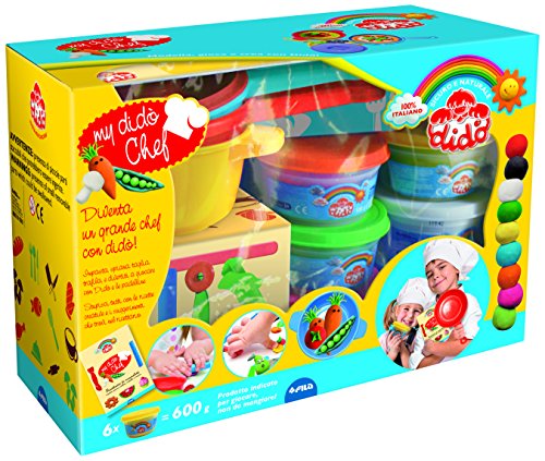 Didò- Pasta da Modellare Chef, Colori Assortiti, 344100 - Ilgrandebazar