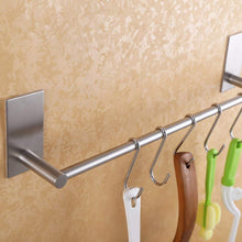 Carica l&#39;immagine nel visualizzatore di Gallery, ZUNTO Bagno Adesivo Porta Salviette Acciaio Inox 40cm Portasciugamani
