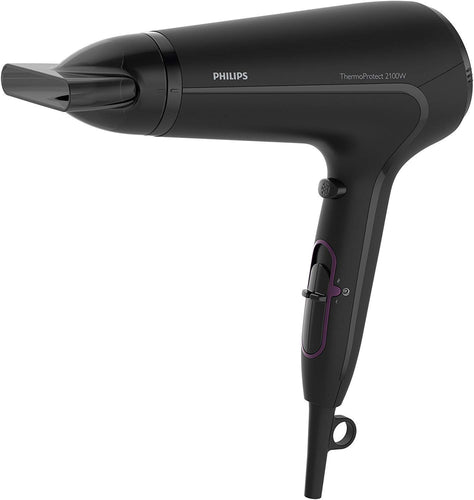 Philips HP8230/00 ThermoProtect Asciugacapelli, 2100 W, Nero 2100 Black - Ilgrandebazar