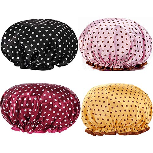 Xinlie Cuffia per Doccia Impermeabile Cappuccio da Bagno Tappi...