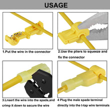 Carica l&#39;immagine nel visualizzatore di Gallery, FULARR 60Pcs (30 Pairs) Premium T-Tap Filo Connettore Assortimento Kit,... - Ilgrandebazar