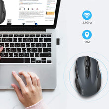 Carica l&#39;immagine nel visualizzatore di Gallery, TECKNET PRO Mouse Senza Fili, 2600DPI, Durata delle batterie di 24 Grigio - Ilgrandebazar