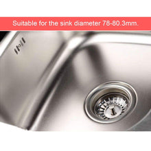 Carica l&#39;immagine nel visualizzatore di Gallery, Anpro Tappo filtro lavello cucina in acciaio inox 304 78mm - Ilgrandebazar
