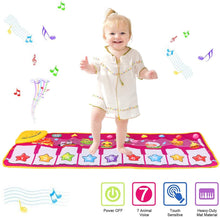 Carica l'immagine nel visualizzatore di Gallery, PROACC Tappetino per Pianoforte, Giocattolo per Tappetino per Pianoforte per Bambini, Grande Formato (39 * 14 Pollici) Tappetino per Ballo Divertente per Neonati Regalo per Bimbi e Ragazze (Rosso)