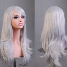 Carica l&#39;immagine nel visualizzatore di Gallery, Parrucca Rosa/Viola Lunga Donna Capelli Lunghi Wig Parrucche Sintetiche per... - Ilgrandebazar