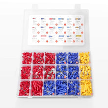 Carica l&#39;immagine nel visualizzatore di Gallery, Eventronic Connettori Elettrici, Spade Wire 1200pcs, Blue, Red, Yellow - Ilgrandebazar