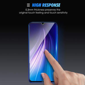 SPARIN [2 Pezzi Vetro Temperato Compatibile con Xiaomi Redmi Note 8 / Note 7 / Note 7 PRO, Pellicola Xiaomi Redmi Note 8/ Note 7 [Ultra Resistente] [Durezza 9H] [Senza Bolle]
