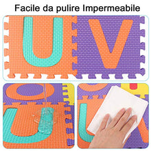 Carica l&#39;immagine nel visualizzatore di Gallery, Tappeto Bambini Puzzle, Puzzle da Gioco Multicolore in Soffice...