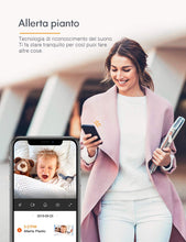Carica l&#39;immagine nel visualizzatore di Gallery, Apeman FHD 1080P Baby Monitor Telecamera wifi XT-IH74-IT-N - Ilgrandebazar