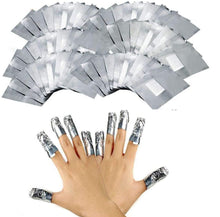 Carica l&#39;immagine nel visualizzatore di Gallery, 200 Compresse Remover Foil Wraps del Rimuovere smalto gel per Unghie,Fogli di Alluminio per Rimuovere lo Smalto,Nail Art Remover Wraps