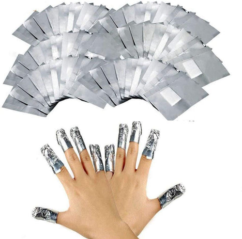 200 Compresse Remover Foil Wraps del Rimuovere smalto gel per Unghie,Fogli di Alluminio per Rimuovere lo Smalto,Nail Art Remover Wraps