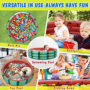 lenbest Piscina Gonfiabile Bambini, Anguria Piscinette Giocattoli Estivi da...