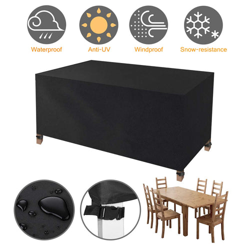 Tvird Copertura per Mobili da Giardino, M：170 x 94 x 70 cm, ❤Nero - Ilgrandebazar