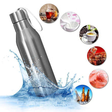 Carica l&#39;immagine nel visualizzatore di Gallery, centtechi Bottiglia Termica Acciaio Inox,720ml 24 Ore Freddo 720ML, argento - Ilgrandebazar
