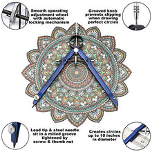 Carica l&#39;immagine nel visualizzatore di Gallery, Compasso in Metallo per Geometria - Migliore Disegno, Disegno Tecnico,...