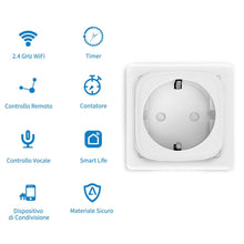 Carica l&#39;immagine nel visualizzatore di Gallery, Presa Intelligente, Carico Massimo 16A 3680W ANOOPSYCHE WiFi, 2 Packs