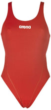 Carica l&#39;immagine nel visualizzatore di Gallery, Arena Solid Swim Tech Costume da bagno, Donna, Rosso/Bianco, 48 - Ilgrandebazar