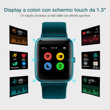 Carica l&#39;immagine nel visualizzatore di Gallery, UMIDIGI Smartwatch Fitness Tracker Orologio Uwatch3, Smart Watch Donna Blu - Ilgrandebazar