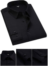 Carica l'immagine nel visualizzatore di Gallery, Kayhan Originale Uomo Camicia Slim Fit Facile Stiro Cotone Maniche Lungo S M L XL XXL 2XL - 6XL Modello Twoface