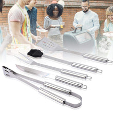 Carica l&#39;immagine nel visualizzatore di Gallery, 5pcs / set strumenti per barbecue in acciaio inox kit coltello... - Ilgrandebazar
