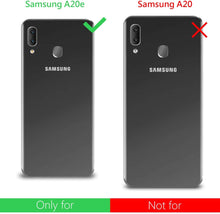 Carica l&#39;immagine nel visualizzatore di Gallery, Leathlux Cover Samsung Galaxy A20e Custodia Trasparente + 2 × Pellicola Vetro Temperato Galaxy A20e, Morbido Silicone Custodie Protettivo TPU Gel Sottile Cover per Samsung Galaxy A20e 5.8&quot;