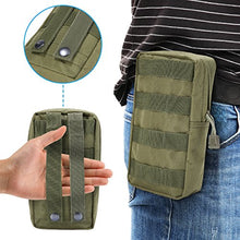 Carica l'immagine nel visualizzatore di Gallery, FUNTOK Marsupi da Corsa Pouch Pockets Outdoor Sports Utility Gadget Green