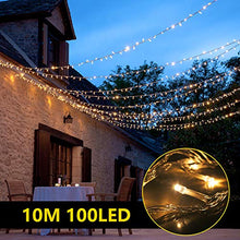 Carica l&#39;immagine nel visualizzatore di Gallery, WEARXI Luci Led per Clip Foto - 10M 100 LED Impermeabile 8 Modalità Lucine... - Ilgrandebazar