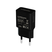 Carica l&#39;immagine nel visualizzatore di Gallery, HyperWimo Caricabatteria Spina USB + Cavo Type C Fast Charge Adattatore Nero - Ilgrandebazar